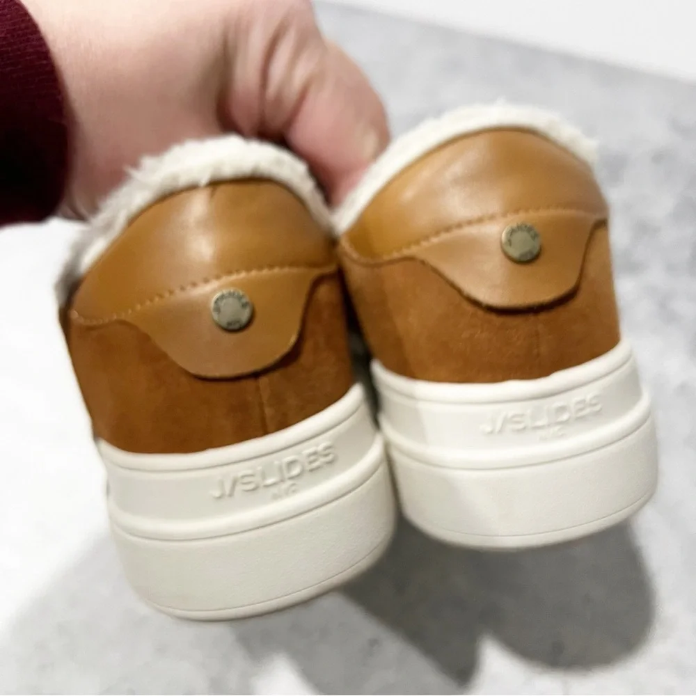 J/SLIDES Ninka Womens Suede Platform Skate Shoes Waterproof Size 7